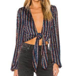 House of Harlow 1960 x Revolve Tie Up Top